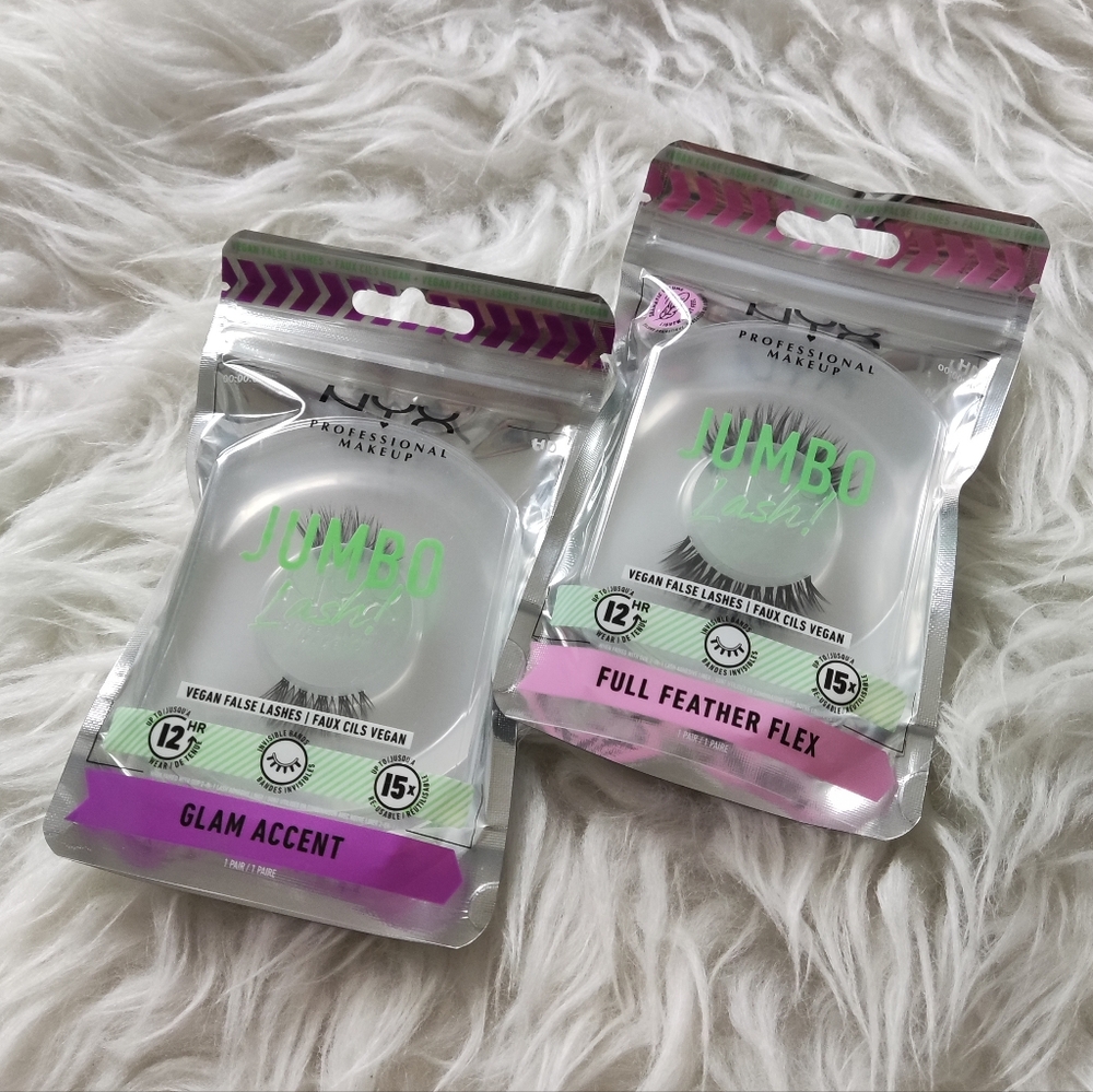 Nyx jumbo lash! vegan falsies bundle of 2